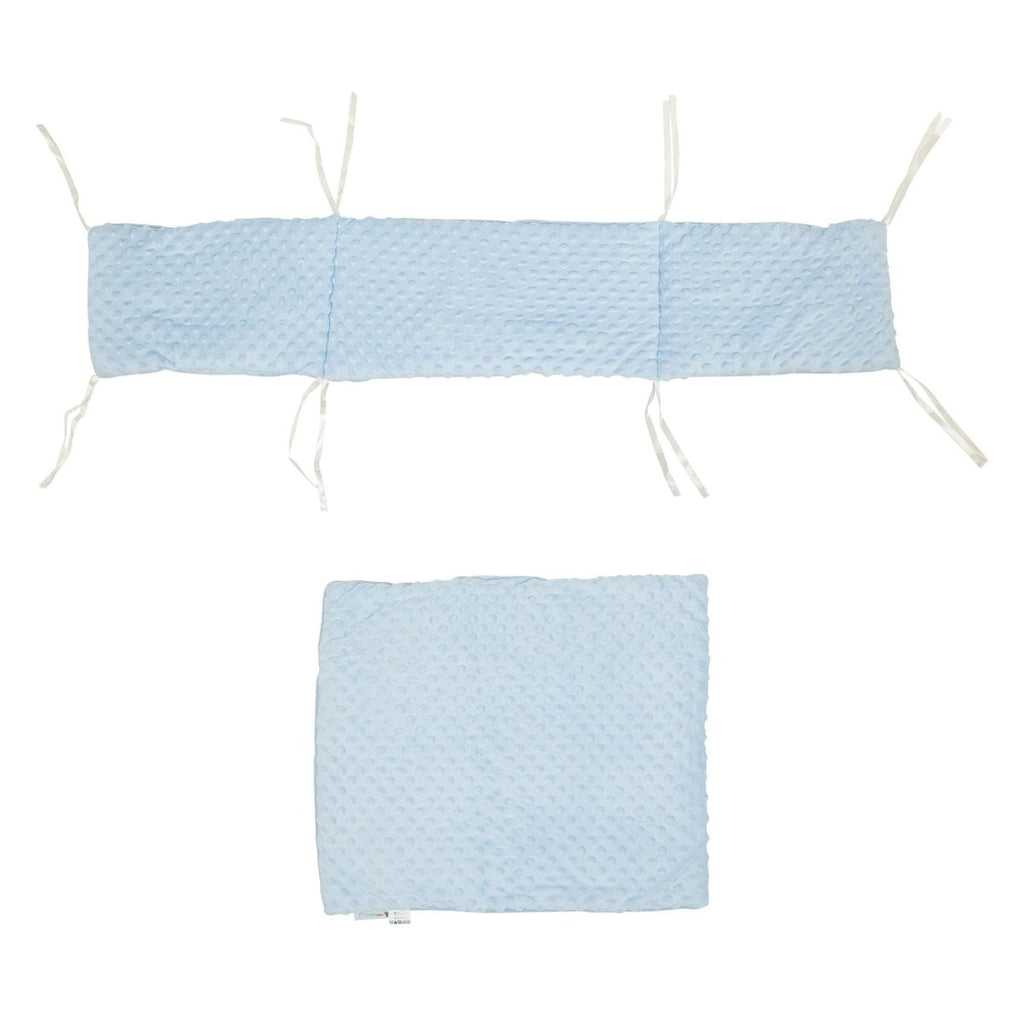 2-tlg. Dimple Kinderbett-/Wiegen-Steppdecken- und Nestchen-Set