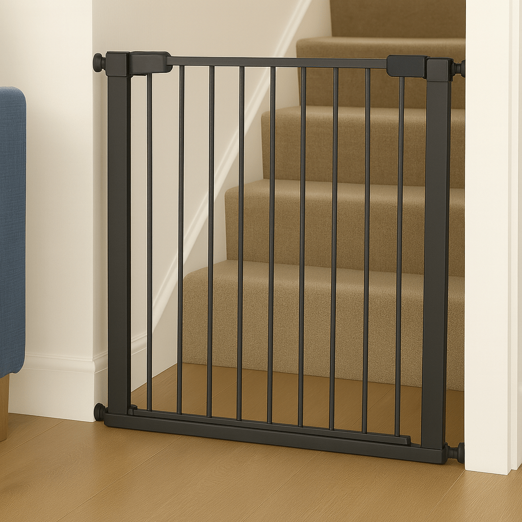 FYLO Baby-Sicherheitstreppenschutzgitter zum Klemmen, extra breit - Grau