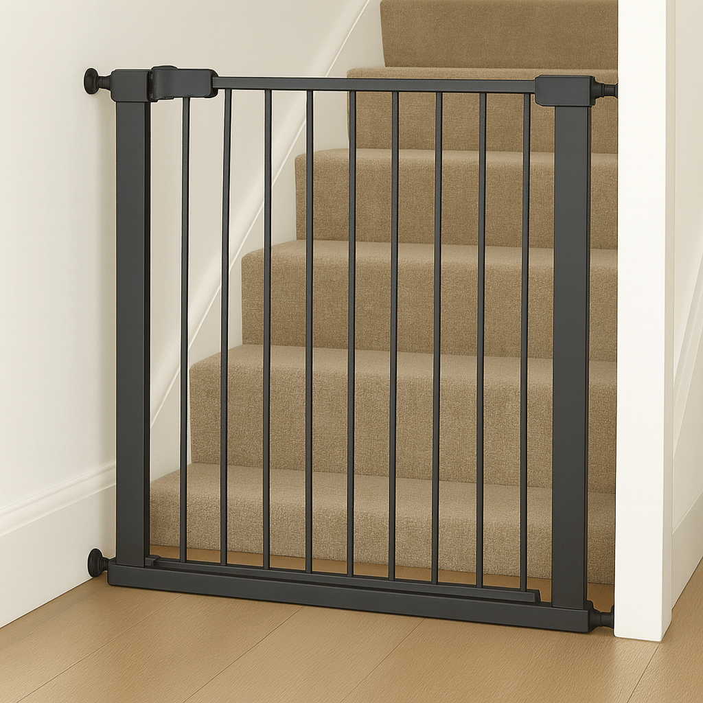 FYLO Baby-Sicherheitstreppenschutzgitter zum Klemmen, extra breit - Grau
