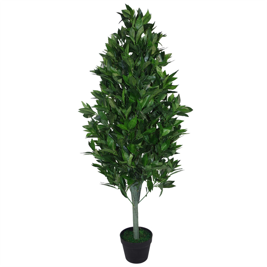 Künstlicher Lorbeerbaum in Pyramidenform, 120 cm Stamm, 1 Paar
