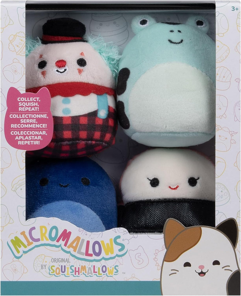Squishmallows Micromallows 2,5" Plüschtier 4er-Pack