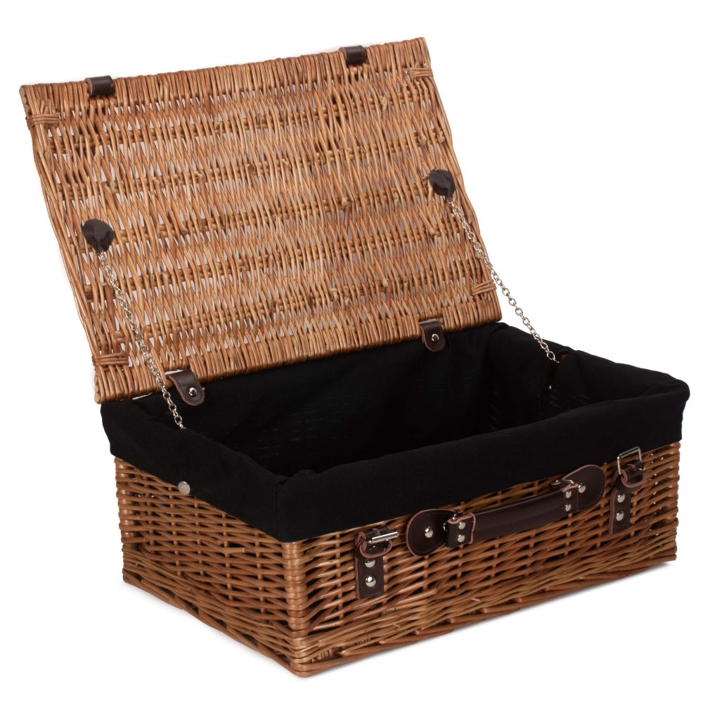 46cm Doppelgedämpfter Weiden-Picknickkorb