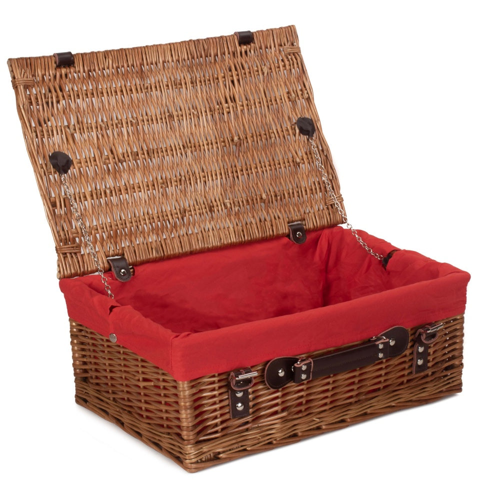 46cm Doppelgedämpfter Weiden-Picknickkorb