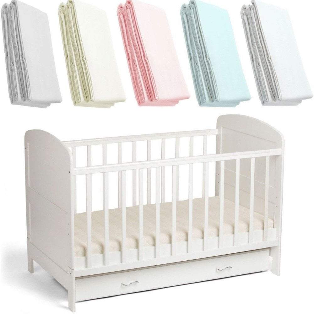 Spannbettlaken für platzsparendes Kinderbett, 100% Baumwolle, 100x52cm