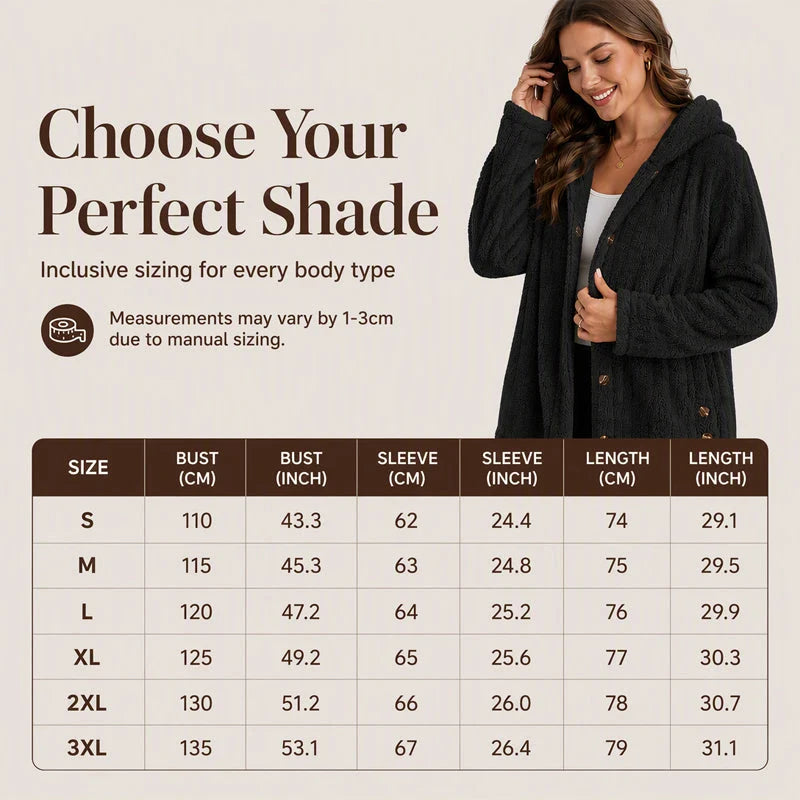 ❄️ Women's Loose-Fit Hooded Plush Jacket